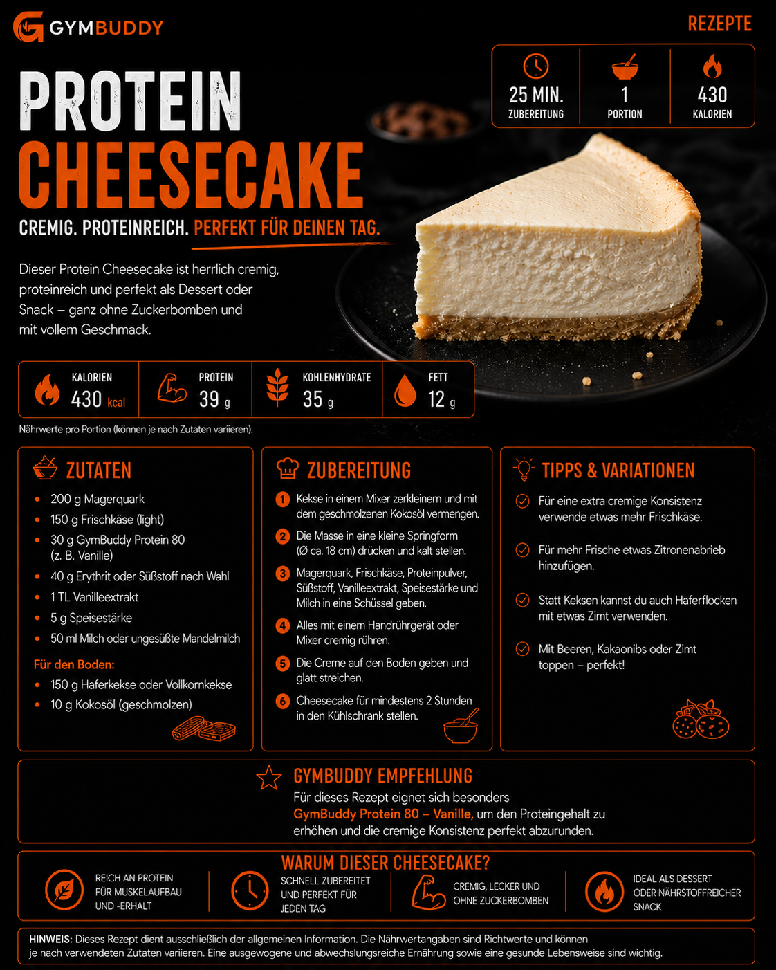 Protein Cheesecake