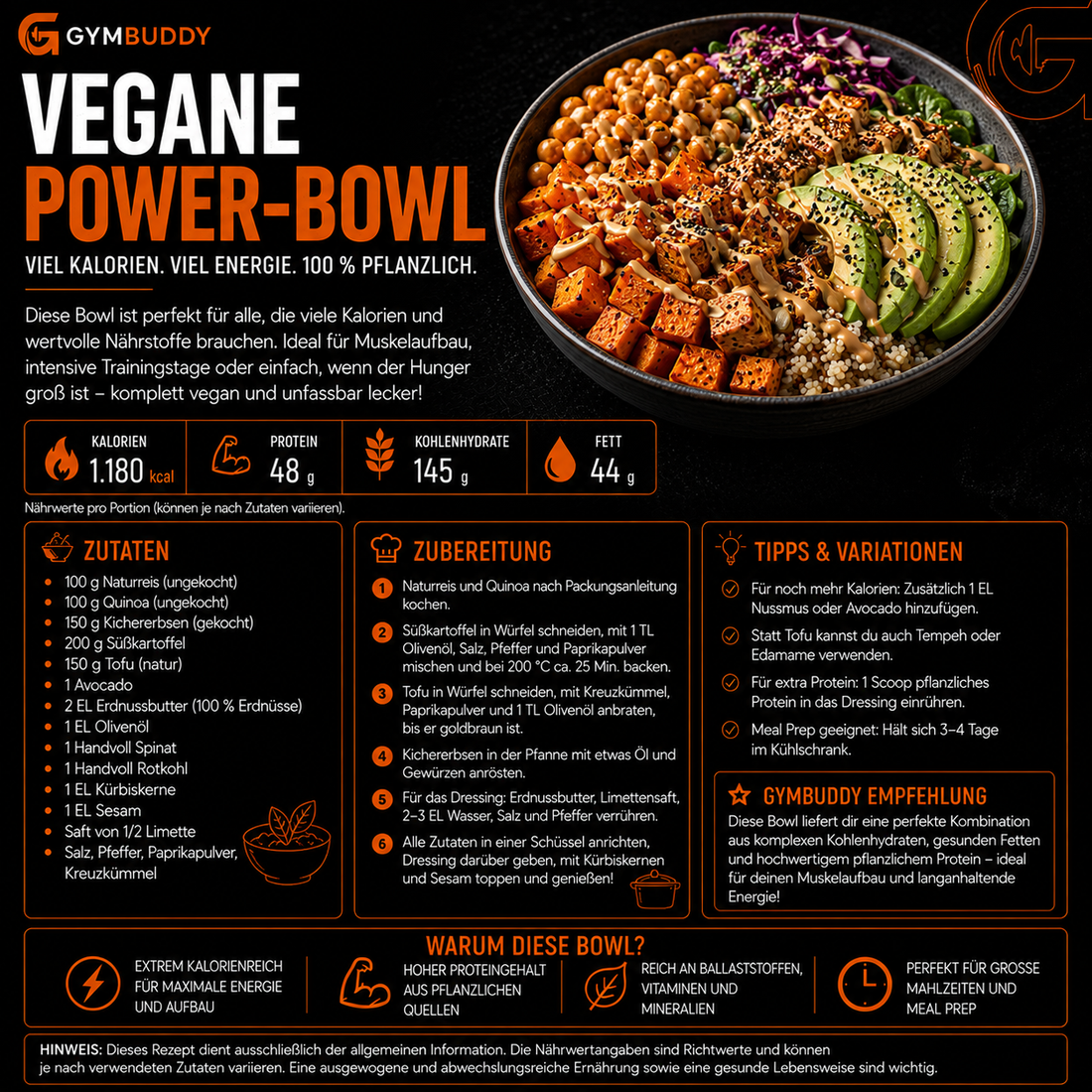 Vegane Power Bowl