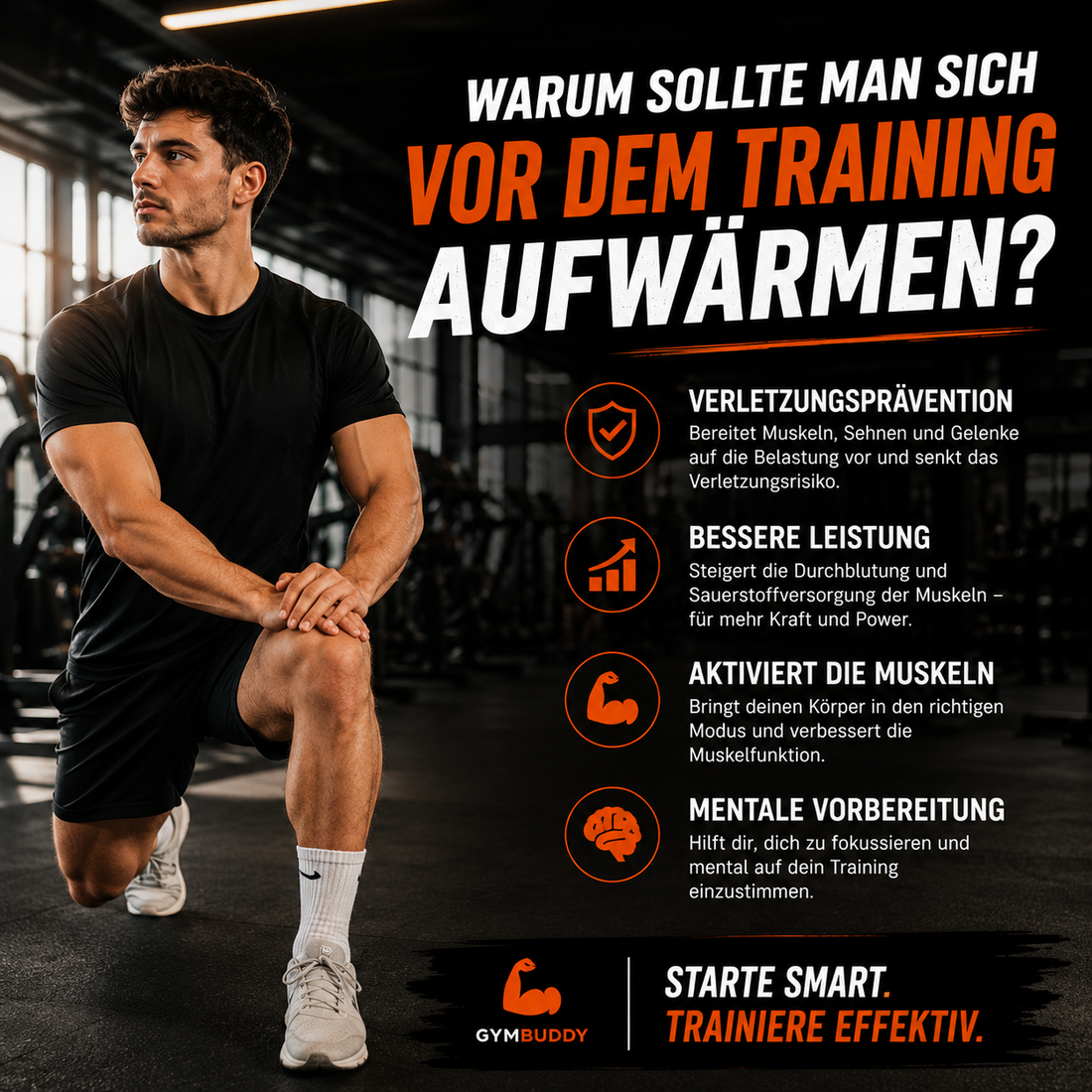Warum solltest du vor dem Training aufwärmen?