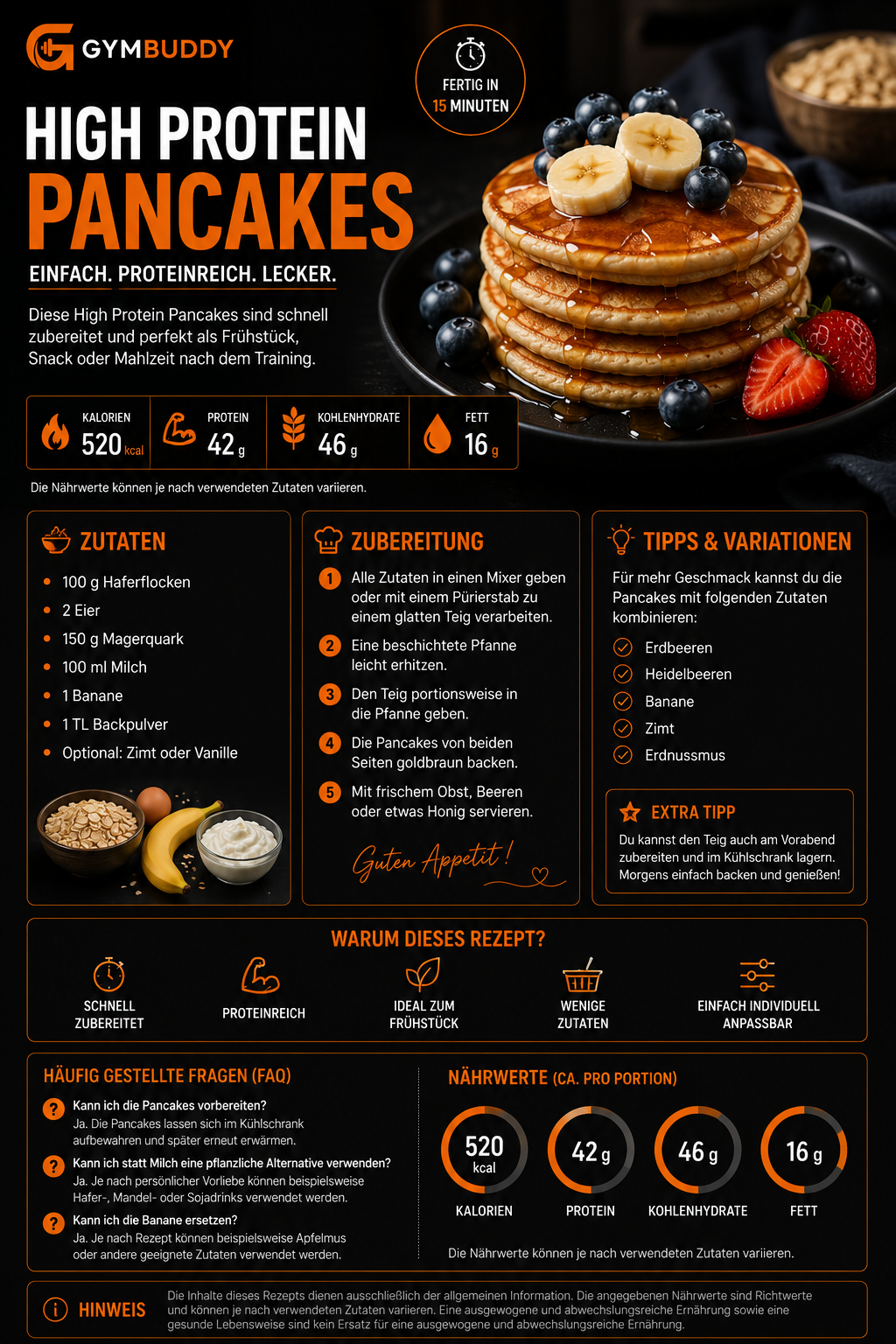 High Protein Pancakes