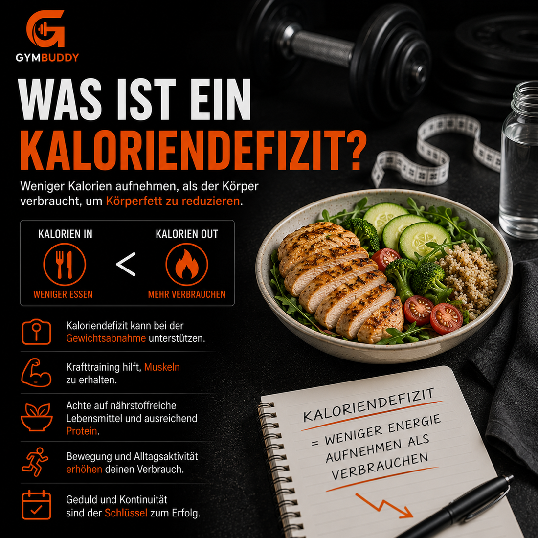 Was ist ein Kaloriendefizit?