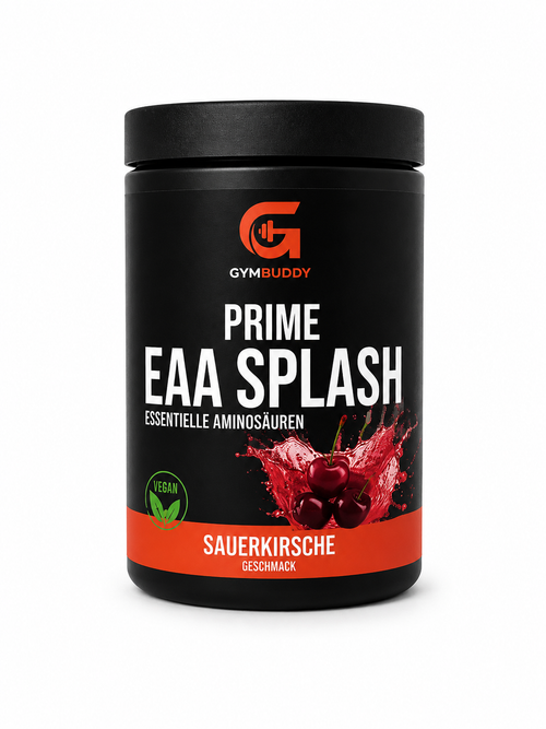 GymBuddy EAA-Pulver-Dose Prime EAA Splash, Geschmack: Sauerkirsche