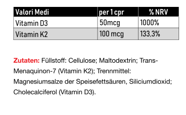 Vitastrong Vitamin D3+K2 (365 Stck)
