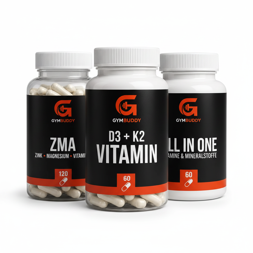 GymBuddy Vitamin Bundle – ZMA, Vitamin D3+K2 und Multivitamine