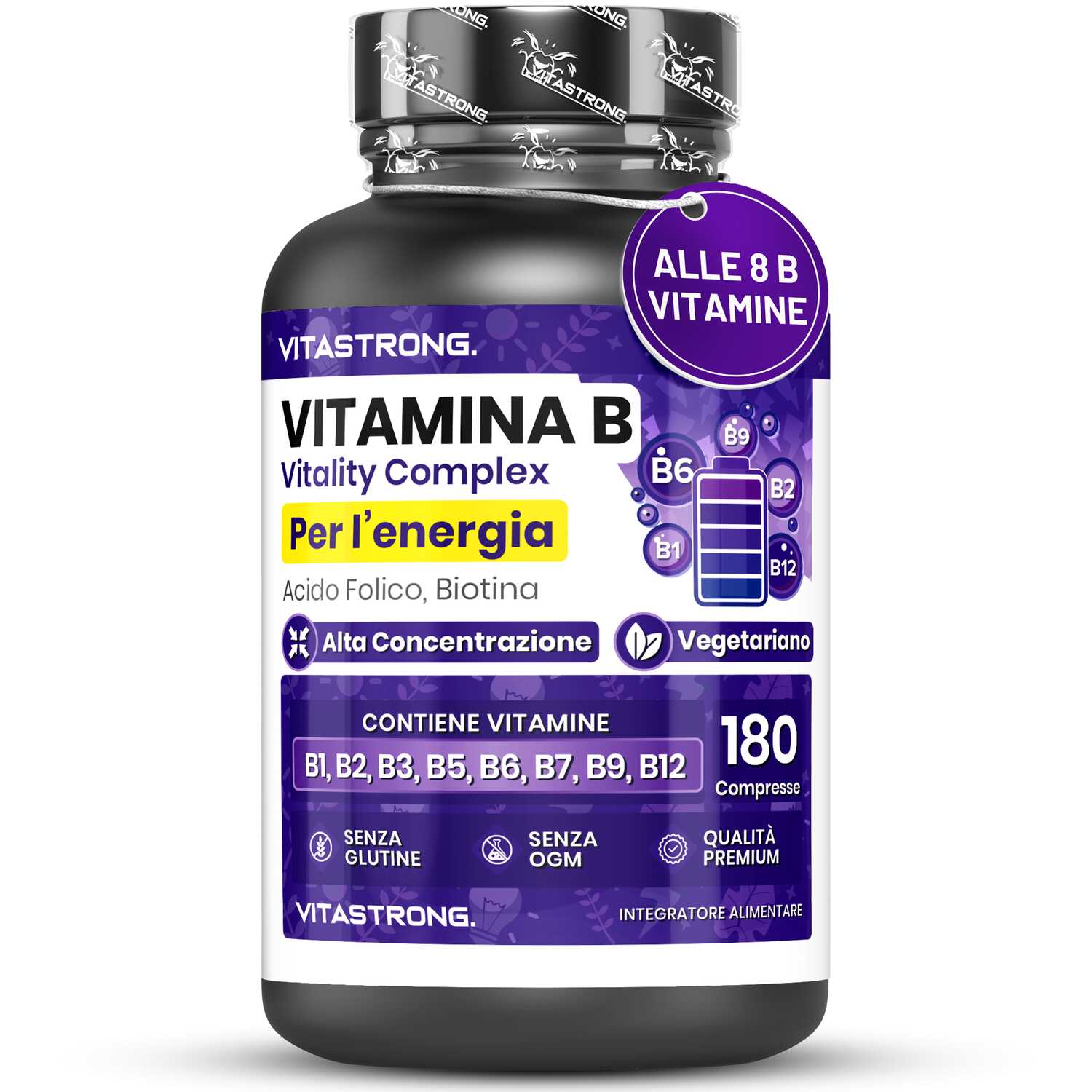 Vitastrong Vitamin B Komplex (180 Stck)