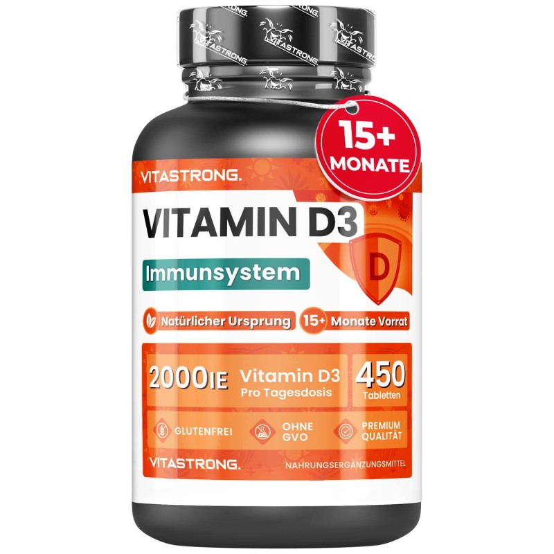 Vitastrong Vitamin D3 (450 Stck)